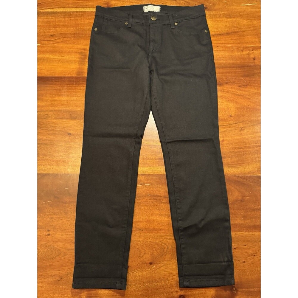 Free People Womens Black Jeans Size 30 Made in USA Soft Stretch Lyocell Blend
